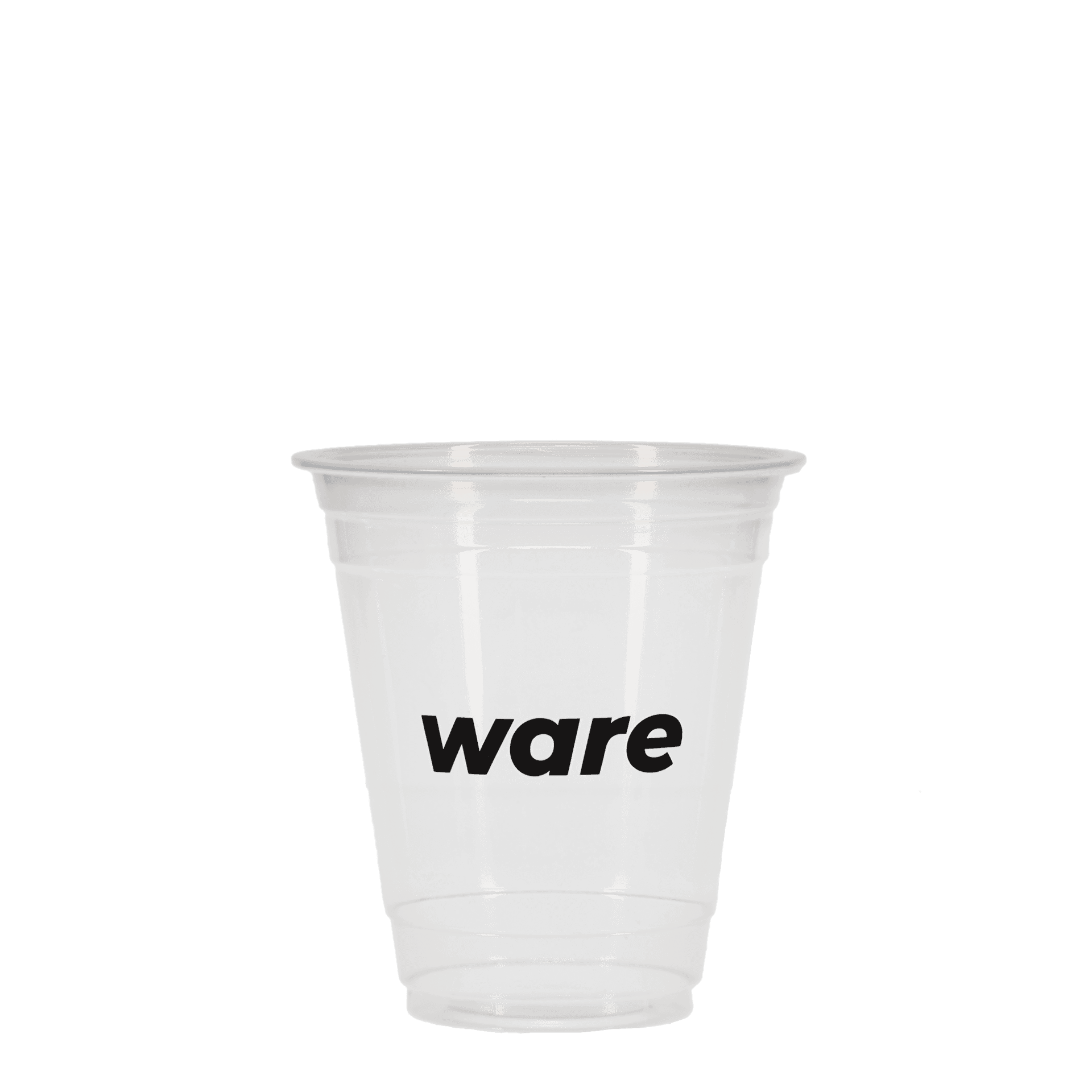 12 oz PLA Eco Cold Plastic Cup Clear Tradition Print
