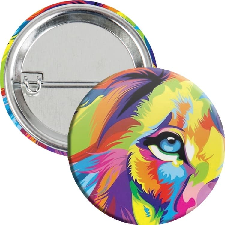 1-3/4" Round Safety Pin Button