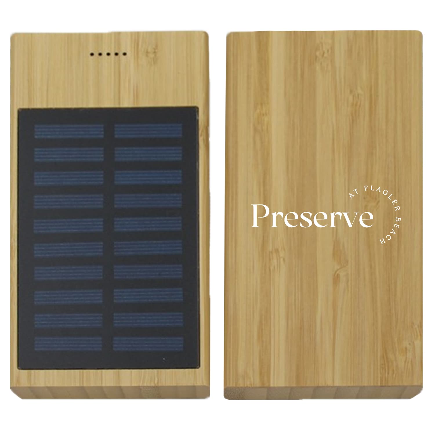 10,000 mAh Bamboo Solar Power Bank